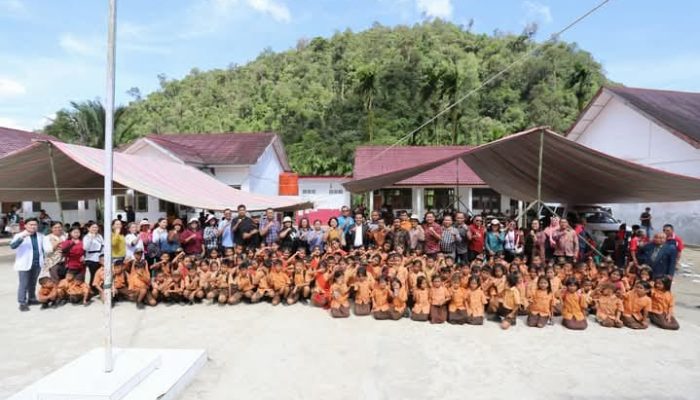 Pemkab Humbahas Gelar Kunker dan Bakti Sosial di Sanggaran II, Disambut Hangat Warga
