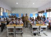 Bupati Humbahas Tinjau Pelaksanaan Makan Bergizi Gratis di SMP Negeri 002 Pasaribu