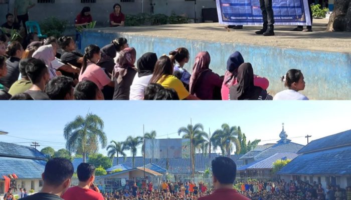 Lapas Tebing Tinggi Gelar Sosialisasi  Wartelpas dan Remisi, Warga Binaan  Sambut Antusias 