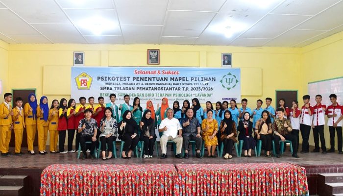 SMKS Teladan Pematangsiantar Sukses Gelar Psikotest Mapel Pilihan bersama Biro Terapan Psikologi Lavanda Medan