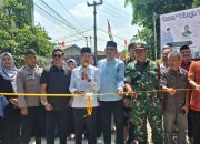 Wakil Ketua DPRD Kabupaten Bogor Resmikan Betonisasi Jalan RW 14 Cilebut Timur dan Launching Car Free Day