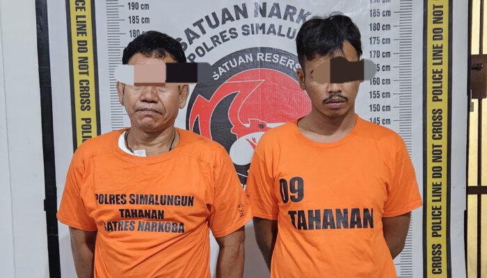 Sat Narkoba Polres Simalungun Ringkus Dua Pengedar Lintas Kota, Sita 51,75 Gram Sabu