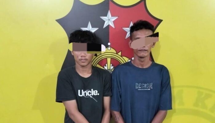 Polsek Kualuh Hulu Ringkus Dua Pelaku Curat di SPBU Aek Kanopan