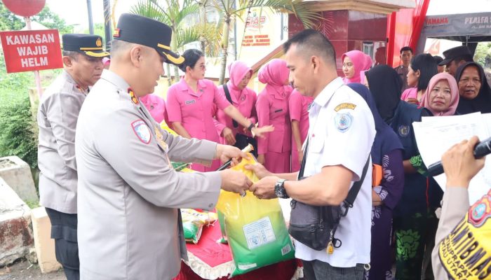 Polres Labuhanbatu Salurkan 12 Ton Beras lewat Gerakan Pangan Murah