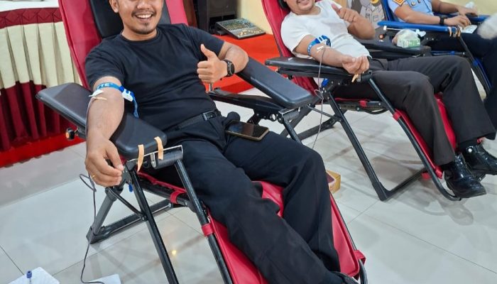 Merah Putih Mengalir di Nadi, Lapas Tebing Tinggi Hidupkan Semangat Kemerdekaan Lewat Donor Darah