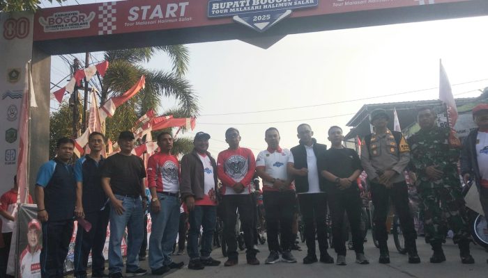 PDAM Tirta Kahuripan Turut Sukseskan Event Sepeda Bupati Bogor Cup Malasari