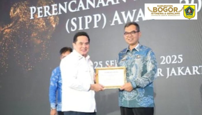 Pemerintah Kabupetan Bogor Raih SIPP Award 2025
