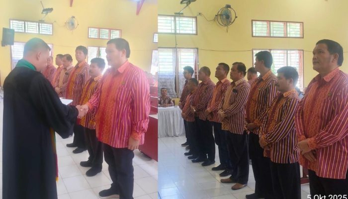 Dipa Tarigan Dilantik Jadi Ketua Mamre GBKP Klasis Pematangsiantar, Siap Perkuat Pelayanan dan Kebersamaan Kaum Bapak