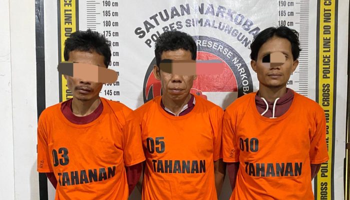 Tiga Pria di Bandar Masilam Ditangkap Polisi Terkait Kasus Narkoba