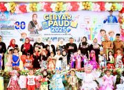 Bupati Hj Maya Hasmita Buka Gebyar PAUD