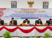 Bupati Humbahas Sampaikan Nota Pengantar Ranperda APBD 2026