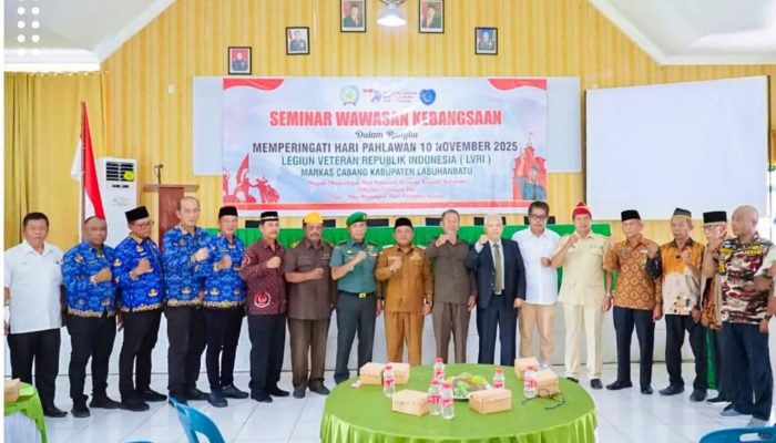 Wakil Bupati Labuhanbatu H Jamri Gelar Seminar Wawasan kebangsaan Puncak Hari Pahlawan 