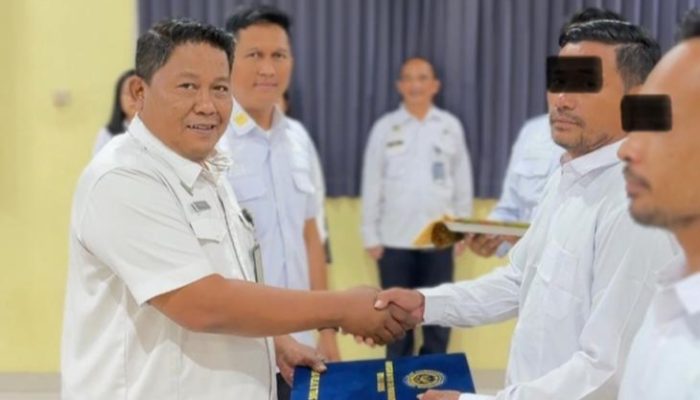 Momentum Perayaan Natal, Lapas Tebing Tinggi Serahkan Remisi Kepada 61 Warga Binaan