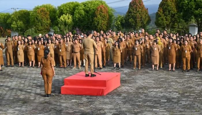 Bupati Humbahas Ingatkan ASN Bekerja dengan Jujur, Berbuat yang terbaik dan Jangan Culas