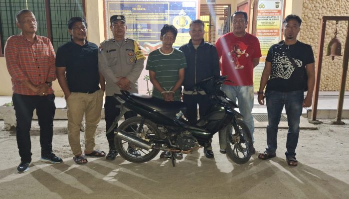 Pinjam “Sebentar” Motor Malah Digadaikan, Polsek Bangun Bergerak Cepat 