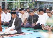 Merajut Asa di Hari Fitri: Suasana Ibadah Salat Id Bersama Petugas dan Warga Binaan Lapas Tebing Tinggi