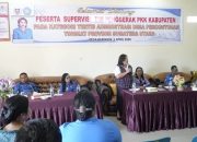 Ketua TP PKK Humbahas Laksanakan Supervisi Kategori Tertib Administrasi di Desa Baringin