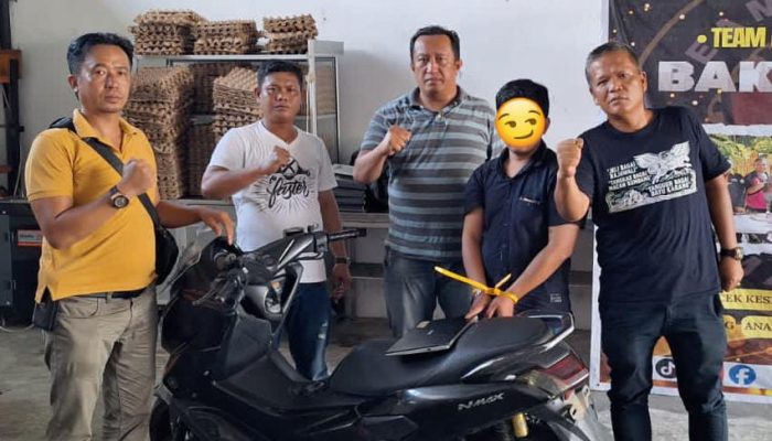 Kurang Dari 1×24 Jam, Polsek Gunung Malela Ringkus Residivis Curanmor yang Kabur ke Medan