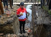 Bupati Humbahas Lakukan Peletakan Batu Pertama Pembangunan KDMP Desa Pansur Batu