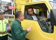 Bupati Oloan Nababan Pimpin Apel Operasi Gabungan Sadar Pajak Kendaraan Bermotor