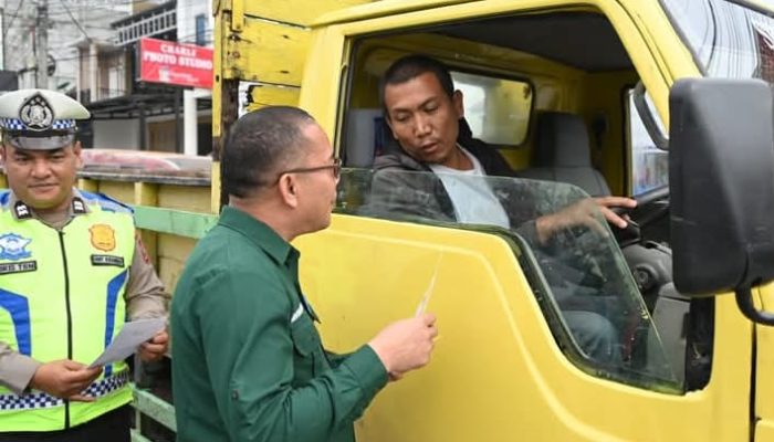 Bupati Oloan Nababan Pimpin Apel Operasi Gabungan Sadar Pajak Kendaraan Bermotor