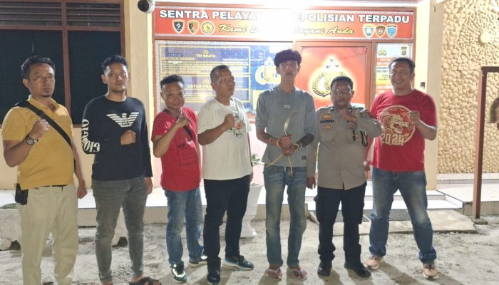 Dua Bulan Buron, Pelaku Penganiayaan Bersenjata Arit Akhirnya Dibekuk Polsek Gunung Malela