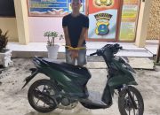 Dini Hari Dicokok di Lokalisasi, Pencuri Motor Tetangga Sendiri Dibekuk Tim Reskrim Gunung Malela