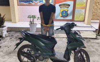 Dini Hari Dicokok di Lokalisasi, Pencuri Motor Tetangga Sendiri Dibekuk Tim Reskrim Gunung Malela