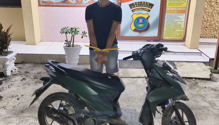 Dini Hari Dicokok di Lokalisasi, Pencuri Motor Tetangga Sendiri Dibekuk Tim Reskrim Gunung Malela