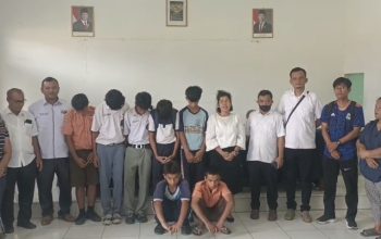 Polsek Tanah Jawa Gelar Razia Kasih Sayang, Sasar Pelajar yang Bolos Sekolah