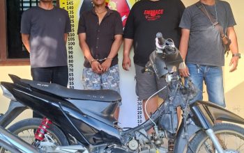Polsek Bandar Huluan Ringkus Pelaku Curanmor di Tanjung Pinggir, Septor Dicuri dari Huta II Afd III Bandar Betsy
