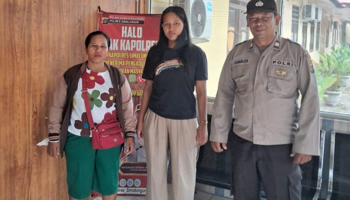 Berkat Gerak Cepat Polsek Bandar Huluan, Nadine Adeline yang Hilang 4 Hari Akhirnya Pulang ke Pelukan Ibunda