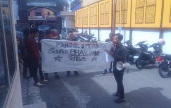 Mahasiswa Kompas Gelar Aksi di Kejari Labuhanbatu, Desak Kadis Disperindag, PUPR dan Kades Janji Diperiksa