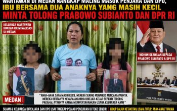Tangis Ibu dan Dua Anak di Medan Pecah, Suami Jadi Tersangka dan DPO Usai Tangkap Terduga Maling