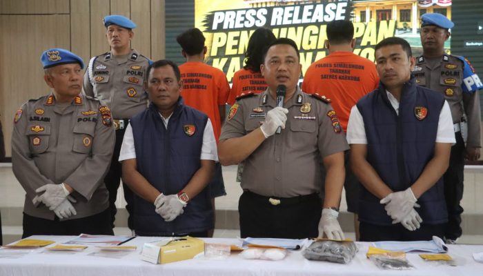 Sat Narkoba Polres Simalungun Bongkar Jaringan Narkoba Lintas Kabupaten, Sita 245 Gram Sabu dari Tangan Empat Tersangka Termasuk Bandar Pemasok