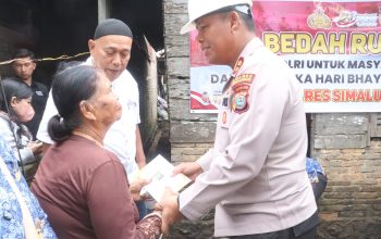 Kapolres Simalungun Bedah Rumah Warga Kurang Mampu di Hari Bhayangkara ke-80