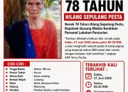 Nenek 78 Tahun Hilang Sepulang Pesta, Kapolsek Gunung Malela Kerahkan Personel Lakukan Pencarian