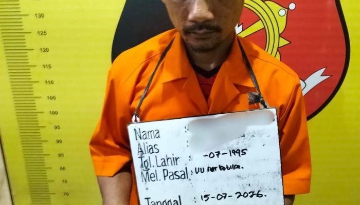 Polsek Marbau Ungkap Dugaan Peredaran Sabu, Seorang Pria Diamankan dengan Barang Bukti