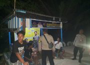 Malam Hari, Bhabinkamtibmas Polsek Bosar Maligas Sambangi Pos Kamling demi Kenyamanan Tidur Warga