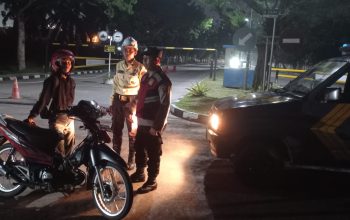 Sikat Balap Liar dan Geng Motor, Polsek Bosar Maligas Gencarkan Patroli Blue Light Malam Hari