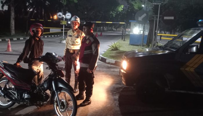 Sikat Balap Liar dan Geng Motor, Polsek Bosar Maligas Gencarkan Patroli Blue Light Malam Hari