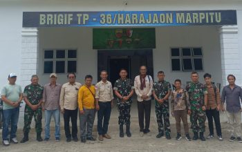 Sinergi Gerak 08 Sumut dan Brigif TP 36/HM, Kembangkan Program Ketahanan Pangan di Simalungun