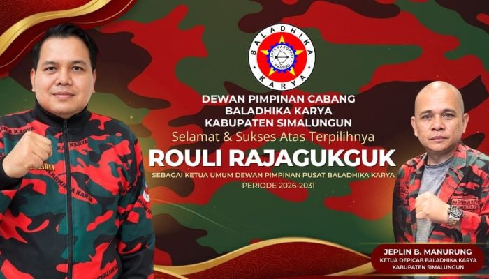 Simalungun Satu Komando, Jeplin Manurung Sampaikan Selamat Atas Terpilihnya Ketum Rouli Rajagukguk