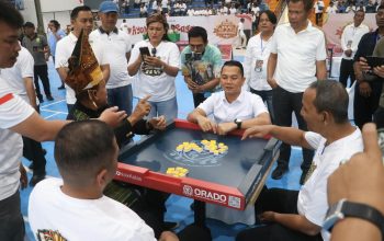 Kompak Lintas Instansi, Kapolres Simalungun Dukung Turnamen Domino Pecahkan Rekor MURI 