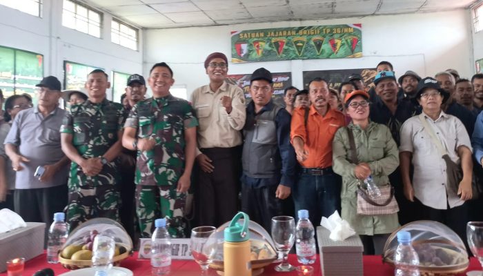 Gerak 08 Sumut dan Brigif TP 36/HM Dampingi Petani Siantar-Simalungun Wujudkan Ketahanan Pangan