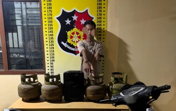 Polsek Bandar Huluan Ringkus Pelaku Pencurian Tabung Gas dan Loudspeaker Rumah Makan